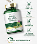 Carlyle Milk Thistle 2000Mg 180 Capsules With Dandelion & Yellow Dock Non-Gmo, Gluten Free