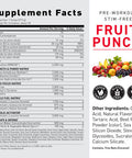 Kaged Muscle Stimulant Free Pre Workout Powder Fruit Punch Pre-Kaged Formulated with Creatine Beta Alanine No Jitters 20 Servings