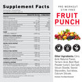 Kaged Muscle Stimulant Free Pre Workout Powder Fruit Punch Pre-Kaged Formulated with Creatine Beta Alanine No Jitters 20 Servings