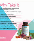 Organic Irish Sea Moss 2100mg With Bladderwrack Burdock 120 Capsules For Immune System Hair Skin Nails Thyroid Colon Cleanse Keto Detox Digestive Joint Support Prebiotics Vitamins Iodine