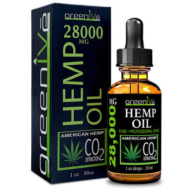 Greenive 28,000Mg Hemp Oil With Vegan Omegas C02 Extraction (2)