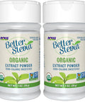 NOW Foods BetterStevia Organic Zero-Calorie Extract Powder, Keto Friendly, Suitable for Diabetics, No Erythritol, 1 Pound