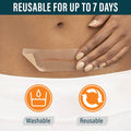 Nuvadermis Silicone Scar Tape For Surgical Scars - 120" X 1.5" Roll - Extra Long Medical Grade Silicone Scar Tape For C-Section, Tummy Tuck, Keloid, And Surgical Scars - Reusable Tape Strips - 1 Pack
