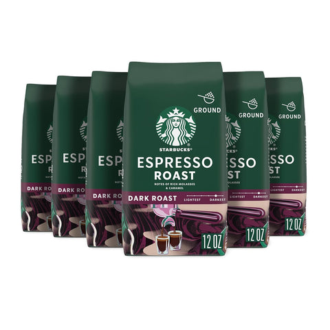 Starbucks Ground Coffee, Dark Roast Hot or Iced Coffee, French Roast, 28 oz