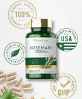 Carlyle Rosemary Capsules | 1200Mg | 200 Count | Non-Gmo & Gluten Free Extract
