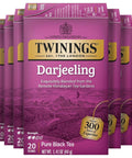 Twinings Lemon & Ginger, Caffeine-Free Herbal Tea Bags, 100 CT Box (1 Pack) | Spicy & Tangy, Ginger, Lemon Peel, Lemongrass, Blackberry Leaves, Soothe Digestion, 100 Foil Lined Individually Wrapped Bags