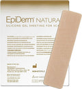 Epi-Derm C-Strips, Premium Grade Silicone Scar Sheets For C-Section, Tummy Tuck, Cardiac Surgery Scars, Easy To Use & Reusable Silicone Gel Sheets For Scars, 1.4 X 6 In - 1 Pack, Natural