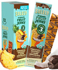 Solely - Organic Mango Fruit Jerky - 12 Individually Wrapped Fruit Strips - Fruit Leather Made from Dried Fruits - Healthy Snacks, Vegan - 0.8oz (23g)
