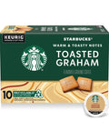 Starbucks K-Cup Coffee Pods, Caramel Naturally Flavored Coffee For Keurig Brewers, 100% Arabica, 1 Box (22 Pods)