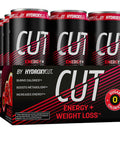Energy Drink + Weight Loss | Hydroxycut Cut | Sparkling Energy Drinks + Weight Loss | Sugar Free, Zero Calories | Metabolism Booster for Weight Loss | Watermelon Pomegranate, 12 fl oz Can (Pack of 12)