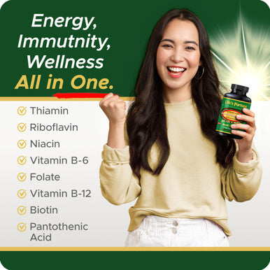 Life's Fortune Whole Food Multivitamin & Mineral Advanced Energy Support Supplement Daily Wellness for Men & Women Amino Acids 180 Vegetarian Tablets