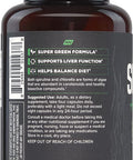 Onnit Spirulina and Chlorella Nutrient Rich Greens Supplement 80ct