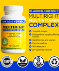 MultiRight Low Acid Multivitamin Complex Vitamins A, C, D3, E, K ÃƒÂ¢Ã¢â€šÂ¬Ã¢â‚¬Å“ 90 Tablets