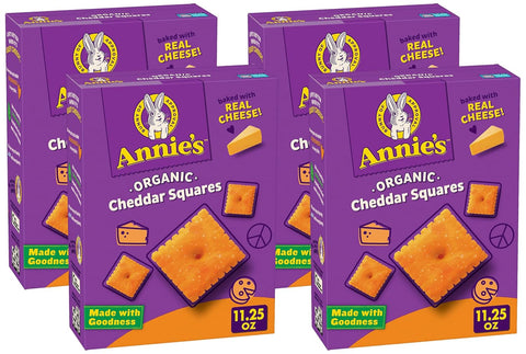 Annie's Organic Friends Bunny Grahams, Chocolate Chip, Chocolate, and Honey Baked Graham Snacks, 11.25 oz