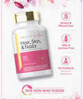 Carlyle Hair Skin and Nails Vitamin | 120 Softgels | Beauty Formula Supplement | with Biotin and Collagen | Non-GMO Gluten