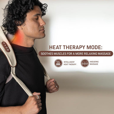 Neck Shoulder Back Massager With Heat, Neck Massager For Pain Relief Deep Tissue, Usb-C Rechargeable, Kneading Massager Shoulder Massager Back Massager For Pain Relief Deep Tissue