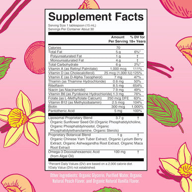 Maryruth Organics USDA Organic Multivitamin for Women Sugar Womens Multivitamin Liquid Vitamins for Women Immune Support Supplement Ashwagandha Methylfolate Vegan Non-GMO 15.22 Fl Oz