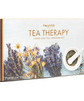 Thoughtfully Gourmet Tea Therapy Infusion Set 7 Unique Flavors and Reusable Copper Ball Infuser Loose Leaf Tea Set Flavors Include Peppermint Jasmine Vanilla Chai and More Set of 7