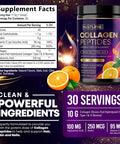 Built Nature Collagen Powder, Hydrolyzed Type 1 & 3 Peptides, Grass-Fed With Hyaluronic Acid And Vitamin C, Healthy Hair, Skin, Nails, Bones & Joints, Keto & Paleo Friendly, Non-Gmo, Citrus Flavor 30 Servings