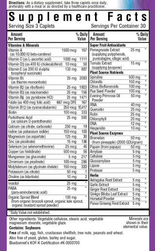 Bluebonnet Nutrition, Formula Super Earth Multinutrient, 90 Capsules