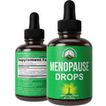 Menopause Supplements 7-In-1 Liquid Drops. 7 Herbal Ingredients For Hot Flashes Menopause Relief. Vegan, Zero Sugar Support