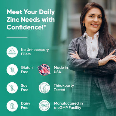Sandhu'S Zinc 30Mg 120 Count Supplement4 Months SupplyMade In The Usa Immune & Antioxidant Support High Potency & Superior Absorption Capsules