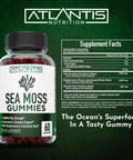 Irish Sea Moss Gummies 3000MG Formulated w/ Irish Sea Moss Bladderwrack and Burdock Root Contain Essential Vitamin and Mineral AntioxidantRich Superfood Supplement 60 Sea Moss Gummies for Adults