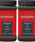 Community Coffee Breakfast Blend Instant Coffee, Medium Roast, 7 oz Jar (Pack of 4)
