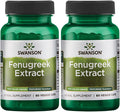 Swanson Testofen Fenugreek Extract - Ayurvedic Herbal Supplement Promoting Health for Men and Women - (60 Veggie Capsules 300mg Each) 2 Pack