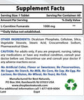Best Naturals L-Carnitine 1000mg & L-Arginine 1000 mg