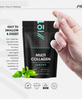 Revive Naturals Multi Collagen Capsules - Types I II III V & X - Wild Caught Marine Grass Fed Bovine Eggshell & Free-Range Chicken Collagen Powder with Hyaluronic Acid & Vitamin C 120 Caps
