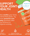 Turmeric Gummies Qunol Gummy with 500mg Turmeric Curcumin Joint Support Supplement Ultra High Absorption Tumeric Curcumin Vegan Gluten Free 2 Month Supply 60 Count Pack of 2