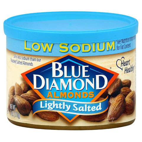 Blue Diamond Almonds, Sweet Honey Roasted Classic Flavor, GMO Free, Kosher, No Gluten Ingredients or Artificial Flavors, Great for On-The-Go, Pantry Staple, Dessert, Holidays, Lunch, Charcuterie, 6 oz. Can