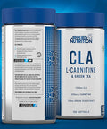 Applied Nutrition CLA L Carnitine and Green Tea Natural Energy Fat Burning Blend Help Weight Management (Conjugated Linoleic Acid LCarnitine Tartrate GreenTea) 100 Veggie Softgels 50 Servings