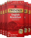 Twinings Lemon & Ginger, Caffeine-Free Herbal Tea Bags, 100 CT Box (1 Pack) | Spicy & Tangy, Ginger, Lemon Peel, Lemongrass, Blackberry Leaves, Soothe Digestion, 100 Foil Lined Individually Wrapped Bags