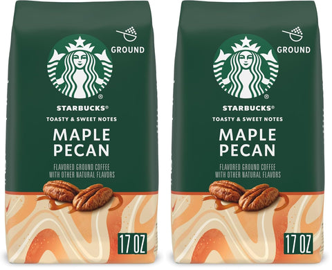 Starbucks Ground Coffee, Flavored Hot or Iced Coffee, Maple Pecan, 17 oz ÃƒÂ¢Ã¢â€šÂ¬Ã¢â‚¬Â¹