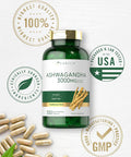 Carlyle Ashwagandha Supplement 3000mg | 300 Capsules | Root Extract Supplement | Non-GMO Gluten