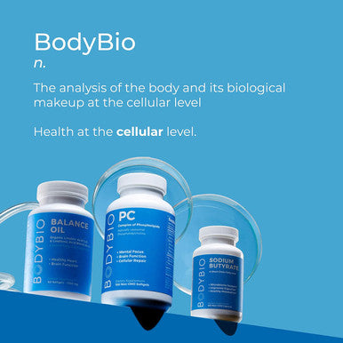 Bodybio - Vitamin B Complex Including B1, B2, B3, B5, B6, Methyl B12, Folinic Acid, 5-Mthf, And B7 To Supports Alertness, Metabolism & Immune System, 90 Capsules