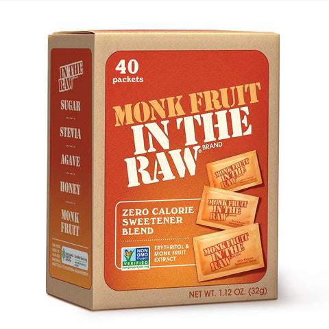 MONK FRUIT IN THE RAW, 48 oz Baker's Bag, Pack of 1, Natural Monk Fruit Sweetener w/Erythritol, Sugar-Free