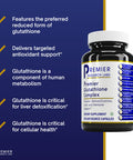 Premier Research Labs Glutathione Complex - Supports Natural Detoxification, Liver & Immune Health - Contains Turmeric, Reishi