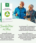 Healthspan Glucosamine & Chondroitin 70 Plus | 120 Capsules | Joint Health | 375mg Optiflex Glucosamine HCI & 300mg Chondroitin Sulphate 90% | with Vitamins C, D3 and Calcium