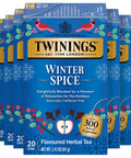 Twinings Lemon & Ginger, Caffeine-Free Herbal Tea Bags, 100 CT Box (1 Pack) | Spicy & Tangy, Ginger, Lemon Peel, Lemongrass, Blackberry Leaves, Soothe Digestion, 100 Foil Lined Individually Wrapped Bags