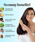 Biotin Shampoo And Conditioner Set - Sulfate & Paraben Shampoo And Conditioner With Biotin And Peppermint For All Hair Types - Volumizing Hair Care Set