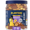 PLANTERS Unsalted Premium Nuts 34.5 oz Resealable Container- Contains Roasted California Pistachios, Cashews, Almonds, Hazelnuts & Pecans - No Artificial Flavors or Colors