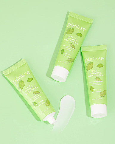 Purlisse Body Moisturizer Kale Vitamin K Skin Body Lotion with Phytonutrients Antioxidants and Natural Extracts to Unclog Pores and Clean Skin 1.74 oz