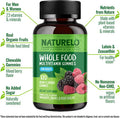 NATURELO Whole Food Vitamin Gummies for Adults - Chewable Gummy Multivitamin for Men & Women - 120 Vegan Gummies (Packaging May Vary)