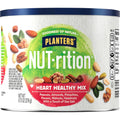 PLANTERS NUT-RITION Heart Healthy Mixed Nuts, Plant Based Protein, 9.75 Oz | Nuts: Peanuts, Almonds, Pistachios, Pecans, Hazelnuts, Walnuts. Canister. Snacks for Adults. Healthy Snacks