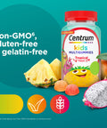 Centrum Kids Multivitamin Gummies Tropical Punch Made With Natural Flavors 110 Count 110 Day Supply