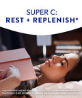 Super C Nighttime Daily Supplement to Rest and Replenish with Vitamin C, B Vitamins, and a Blend of Quality Herbal Extracts, Coated to be Easy to Swallow, from The Makers of Vicks, 28 ct