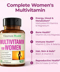 Multivitamin for Women Methylated Womens Multivitamins and Multiminerals Capsules with Vitamin B12 A D C Zinc Magnesium and More for Complete Daily Support Trusted Bioavailable Vitamins for Women